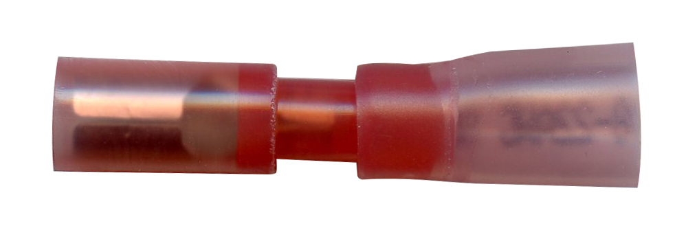 <ul><li>MasterLink&reg; Seal Crimp bullet receptacles provide a premium, moisture-proof "crimp and seal" solution for high-quality automotive and industrial wiring disconnects. Featuring a brazed seam barrel, these receptacles allow for a secure, all-around crimp without the risk of the seam opening, ensuring maximum pull-out strength. The translucent, adhesive-lined polyolefin tubing is color-coded and wire-gauge imprinted, shrinking to create a permanent environmental seal that conforms to MIL-I-23053/4 standards. UL Listed and rated for 600V at temperatures up to 221°F (105°C), these receptacles offer a rugged, reliable, and fully sealed connection for demanding electrical systems.</li></ul>|